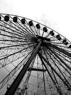 grey ferris wheel