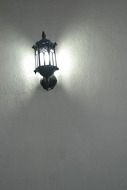 street lamp on the facade of a building in Sri Lanka