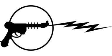 alien gun drawing