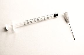 Medical syringe and needle