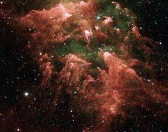 Carina Nebula in the galaxy