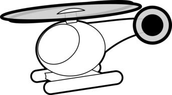 Clipart of helicopter