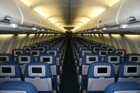 Photo of inside of aircraft