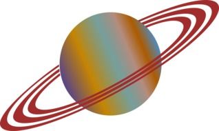 Clipart of saturn planet