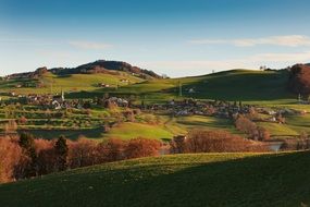 green areas in Switzerland