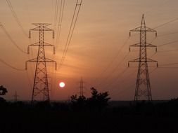 electric tower in Karnataka India