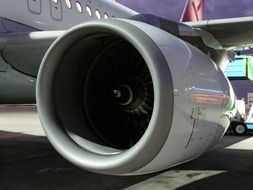 Turbine of the plane