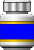 closed bottle for pills