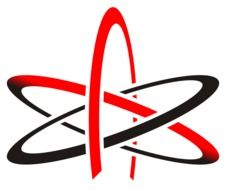 atomic nucleus as a graphic image