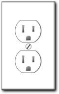 Clipart of electric plug