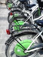 green electric bicycles