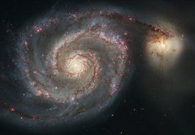 Clipart of whirlpool galaxy