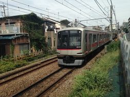 Photo of electric train in toyoko