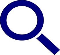 magnifying glass loupe drawing