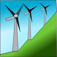 grey windmills drawing