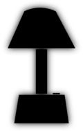 bed lamp as a drawing