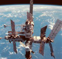 Photo of space station