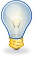 Clipart of electric bulb