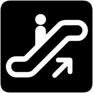 Clipart of electric escalator