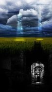 light from alien ships