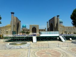 registan square in Uzbekistan