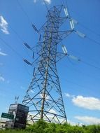 high voltage pylon