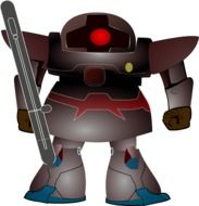 robot toy electronics drawingr
