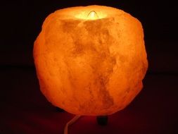 Bright salt lamp