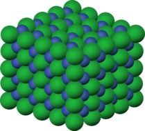 Chemical crystal structure clipart