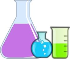 chemistry mixture bulb drawing