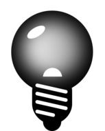 light bulb electric drawing