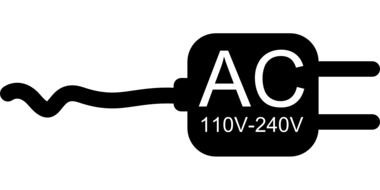 power plug ac 110v-240v drawing