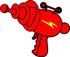 laser red gun toy