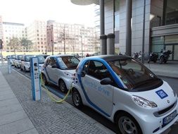 parking electric car