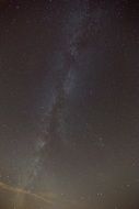 Milky Way in the sky at night