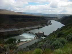 Generator in the river