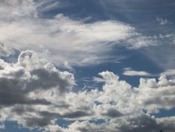 clouds in the atmosphere