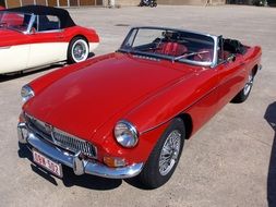mg b roadster classic car