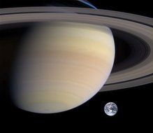 huge planet saturn