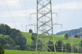 the structure of electric poles