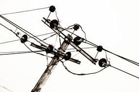 electricity poles