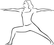 yoga pose drawing