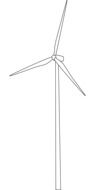 wind turbine drawing