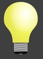 clipart of drawn electric light