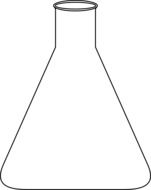 empty glass flask