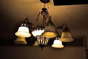 lighting lamps in house