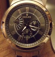 closeup picture of luxury wrist watch