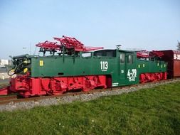 old mine locomotive