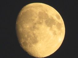 moon at night sky