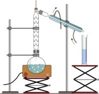 drawing fractional distillation in chemistry